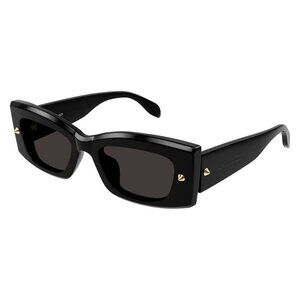 New ALEXANDER MCQUEEN Black Square AM0426S 001 Sunglasses Women